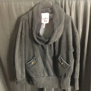 Black Knitted Dove Sweatshirt L‎